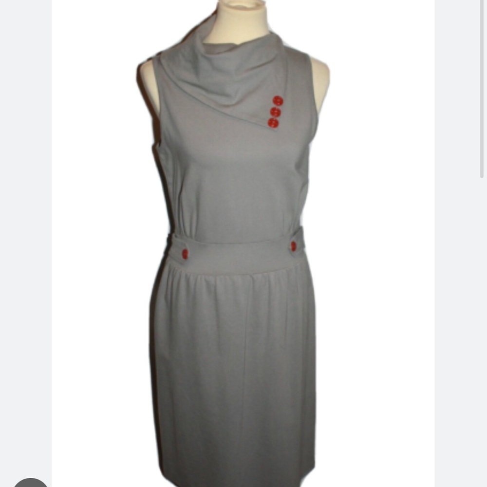 Matilda Jane M NWOT Gray Beaches dress “Secret Fields” line